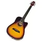 VIOLAO SEIZI ELETRICO ACUSTICO ORIGINALS BABY TOKYO CUTAWAY BROWN BURST