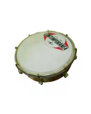 TAMBORIM CONTEMPORANEA FERRO PINTADO DOURADO 06 POL CO 6T 439C