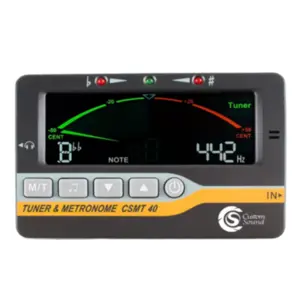 METRONOMO AFINADOR E DIAPASAO CUSTOM SOUND C/ DISPLAY DIGITAL CSMT 40