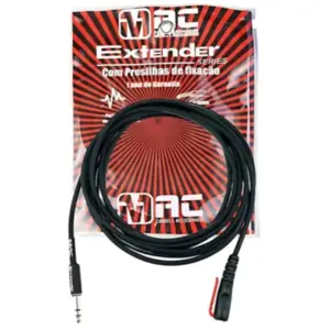 CABO MAC CABO EXTENSOR DE FONE 10FT/ 3,05M 1P10ST + 1P2 FEMEA EX10B