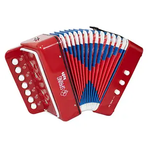 ACORDEON INFANTIL SPRING KIDS SPK-73VM VERMELHO
