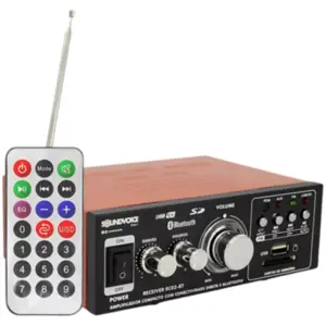 AMPLIFICADOR RECEIVER SOUNDVOICE RC02BT