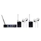 SISTEMA DE TRANSMISSAO DYLAN SEM FIO UHF C/ 2 RECEPTORES C/ SINTONIZADOR 100 CANAIS DSM-600 SUPER