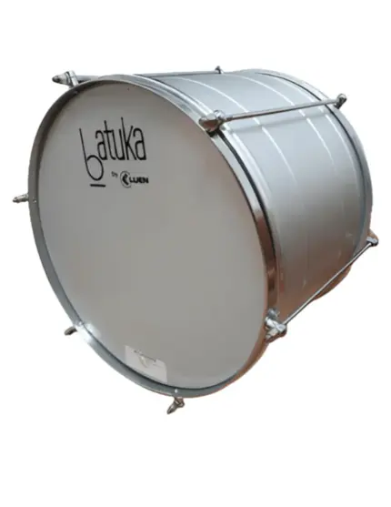 SURDO 30X14 LUEN ALUMISTEEL ARO BOLA CROM PELE LEITOSA 06 AFIN - BATUKA
