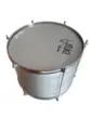 SURDO 30X14 LUEN ALUMISTEEL ARO BOLA CROM PELE LEITOSA 06 AFIN - BATUKA