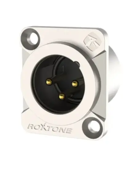 CONECTOR ROXTONE XLR MACHO DE PAINEL PROVA DAGUA RX3MDWP-NG