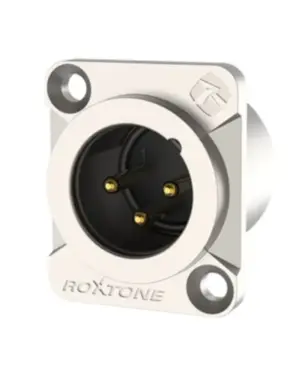 CONECTOR ROXTONE XLR MACHO DE PAINEL PROVA DAGUA RX3MDWP-NG