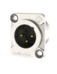 CONECTOR ROXTONE XLR MACHO DE PAINEL PROVA DAGUA RX3MDWP-NG