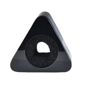 CANOPLA ARTIKA ACRILICO TRIANGULAR PRETA AK088P