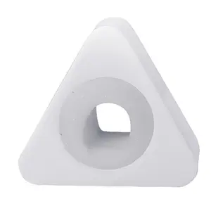 CANOPLA ARTIKA ACRILICO TRIANGULAR BRANCA AK088B