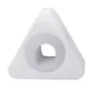 CANOPLA ARTIKA ACRILICO TRIANGULAR BRANCA AK088B