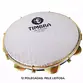 PANDEIRO TIMBRA PROFISSIONAL 12 POL FORMICA FREIJO C/ARO NIQUELADO PELE PRISMATICA C/CAPA 8631F