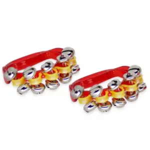 CHOCALHO KIDZZO C/ 10 GUIZOS C/ALCA EM PLASTICO - PAR