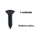 PARAFUSO DOLPHIN 3MM X 12MM P/ESCUDO PRETO - UNIDADE