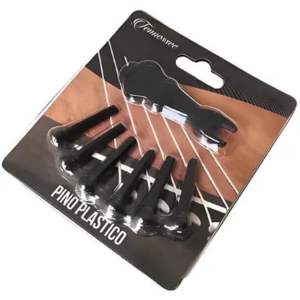 KIT PINO PLASTICO P/ VIOLAO PRETO