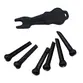 KIT PINO PLASTICO P/ VIOLAO PRETO