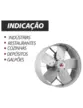 EXAUSTOR VENTI-DELTA 30 CM 220 V CINZA AXIAL INDUSTRIAL