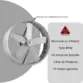 EXAUSTOR  VENTI-DELTA 50 CM 220 V CINZA AXIAL INDUSTRIAL