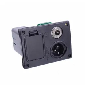 BOX C/ JACK XLR/P10 9V
