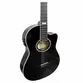 VIOLAO GIANNINI GNF-3 CEQ BK NAILON EL/AC CUTAWAY BLACK BK