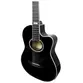 VIOLAO GIANNINI GNF-3 CEQ BK NAILON EL/AC CUTAWAY BLACK BK
