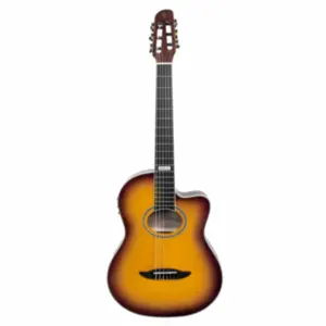 VIOLAO GIANNINI GNF-3 CEQ TS NAILON EL/AC CUTAWAY TOBACCO SUNBURST TS