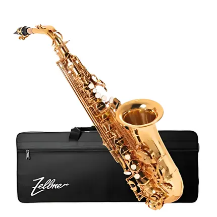 SAXOFONE ALTO ZAS-600L AFINACAO EB MIB - SAXOFONE ALTO ZELLMER ZAS