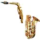 SAXOFONE ALTO ZELLMER ZAS-600L AFINACAO EB MIB