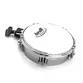 TAMBORIM TORELLI ACO CROMADO C.CLAMP PELE LEITOSA TT409