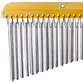 CARRILHAO DUPLO TORELLI 48 BARRAS DE ALUMINIO NATURAL TA311