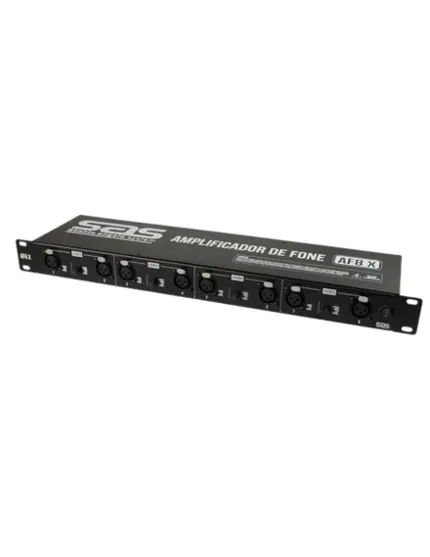 AMPLIFICADOR SANTO ANGELO P/ FONES DE OUVIDO AF8 X PRETO