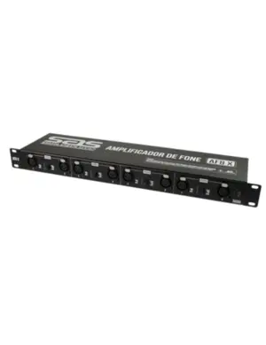 AMPLIFICADOR SANTO ANGELO P/ FONES DE OUVIDO AF8 X PRETO
