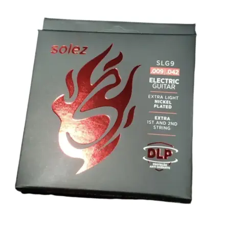 ENCORDOAMENTO SOLEZ SLG9 GA DIST GUITARRA CALIBRE 0.009 DLP