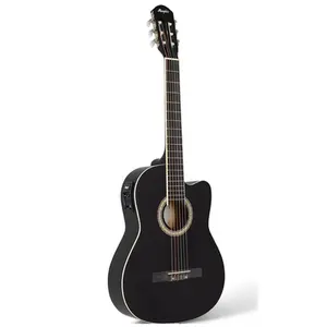 VIOLAO MEMPHIS CLASSICAL CUTAWAY EQ NYLON T/ SPRUCE B/S LINDEN AD-60 BKS