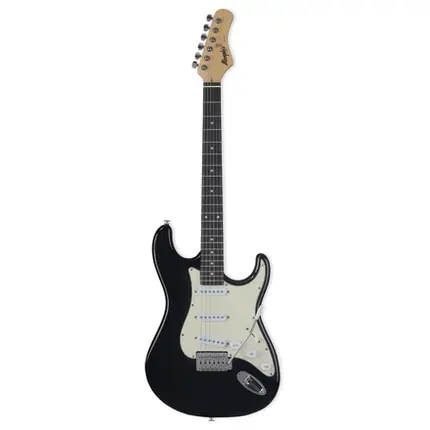 GUITARRA MEMPHIS STRATO 3S ESCALA ESCURA ESCUDO AWH MG-30 BK
