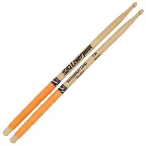 BAQUETA LIVERPOOL SENSATION GRIP 7A MADEIRA LARANJA EVA 7AML - PAR