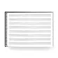 CADERNO DE MUSICA PEQUENO 40F