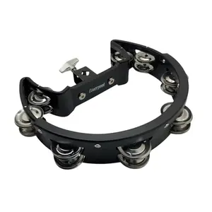 PANDEIROLA MEIA LUA LIVERPOOL PRETO C/CLAMP