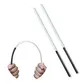 BAQUETA TORELLI SOFT COM GRIP P/ BACURINHA NAILON 8MM TQ006 - PAR