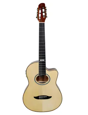 VIOLAO GIANNINI GNF-3 CEQ NG NAILON EL/AC CUTAWAY NATURAL GLOSSY NG