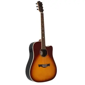 VIOLAO TAGIMA DREADNOUGHT CUTAWAY EQ ACO T/ SPRUCE SOLIDO B/S BLACK WALNUT TORONTO CB