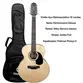 VIOLAO GIANNINI J12 DLX EQ NS DELUXE ACO 12 EL/AC JB TAMPO MACICO NS C/ BAG