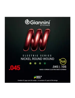 ENCORDOAMENTO GIANNINI GEEBRSP BAIXO 4 CORDAS SUPER 0.045