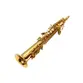 SAXOFONE SOPRANO ZELLMER AFINACAO BB SIB ZSS-600L