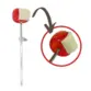 BATEDOR DE BUMBO LIVERPOOL TRANSPARENTE VERMELHO
