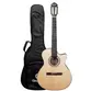 VIOLAO GIANNINI GNY DLX CEQ NS DELUXE NAILON EL/AC GA TAMPO MACICO NS C/ BAG
