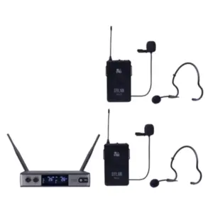 MICROFONE DYLAN UDX-06 MULTI SEM FIO DUPLO HEADSET