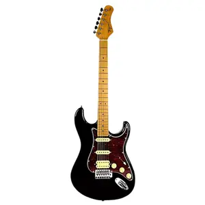 GUITARRA TAGIMA STRAT ESCALA CLARA ESCUDO TT TG-540 BK