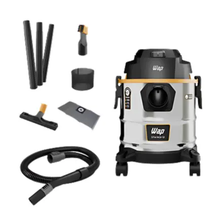 ASPIRADOR DE PO E AGUA WAP GTW INOX 12I 220V