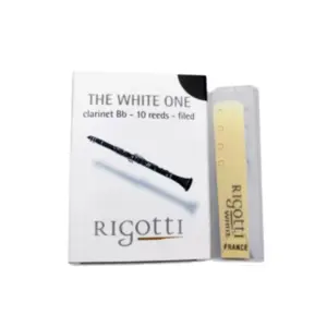 PALHETA RIGOTTI WHITE CLARINETE 2,5 MEDIUM RGCCW25M